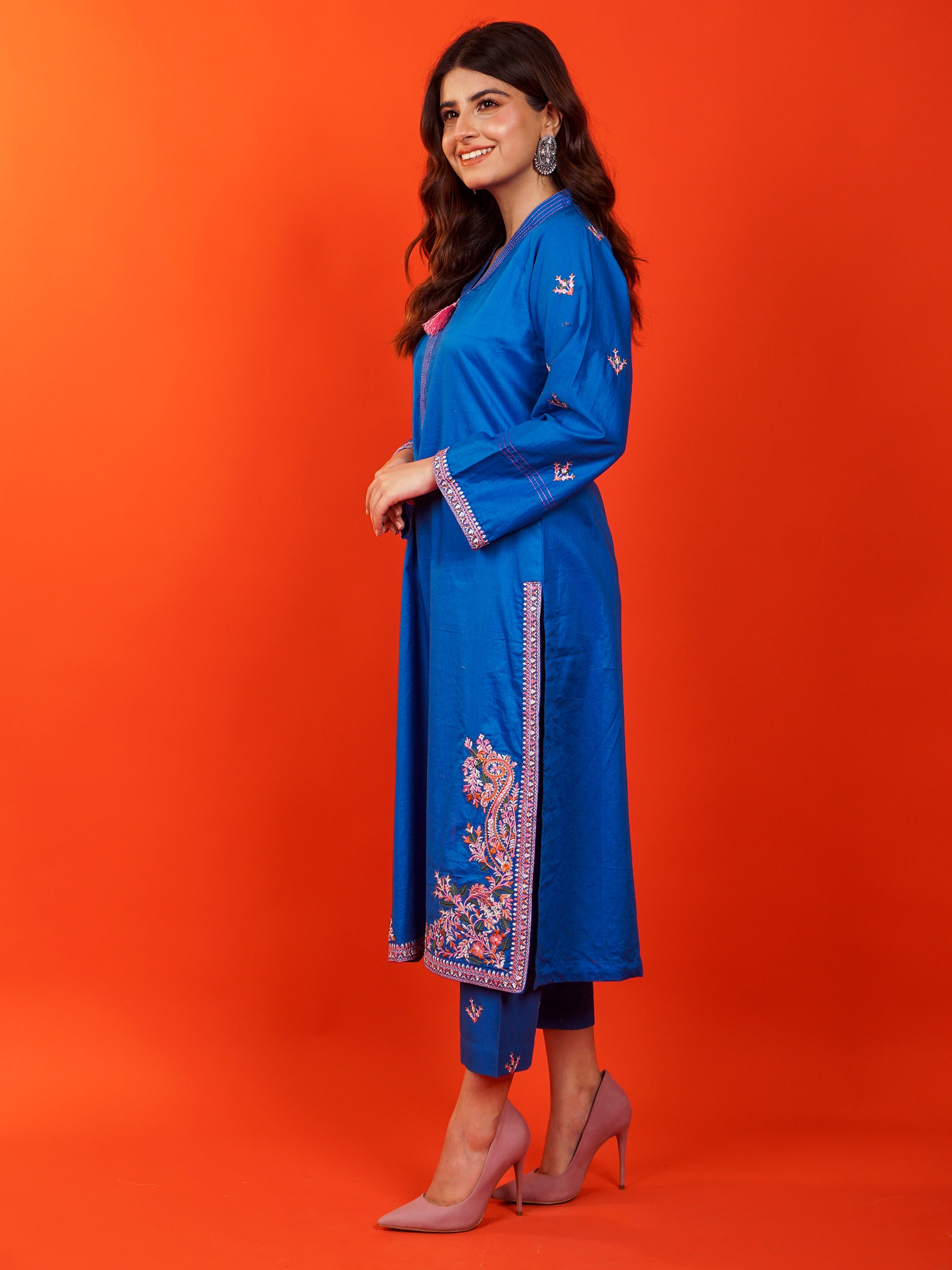 Blue Embroidered 2 pc - 54948