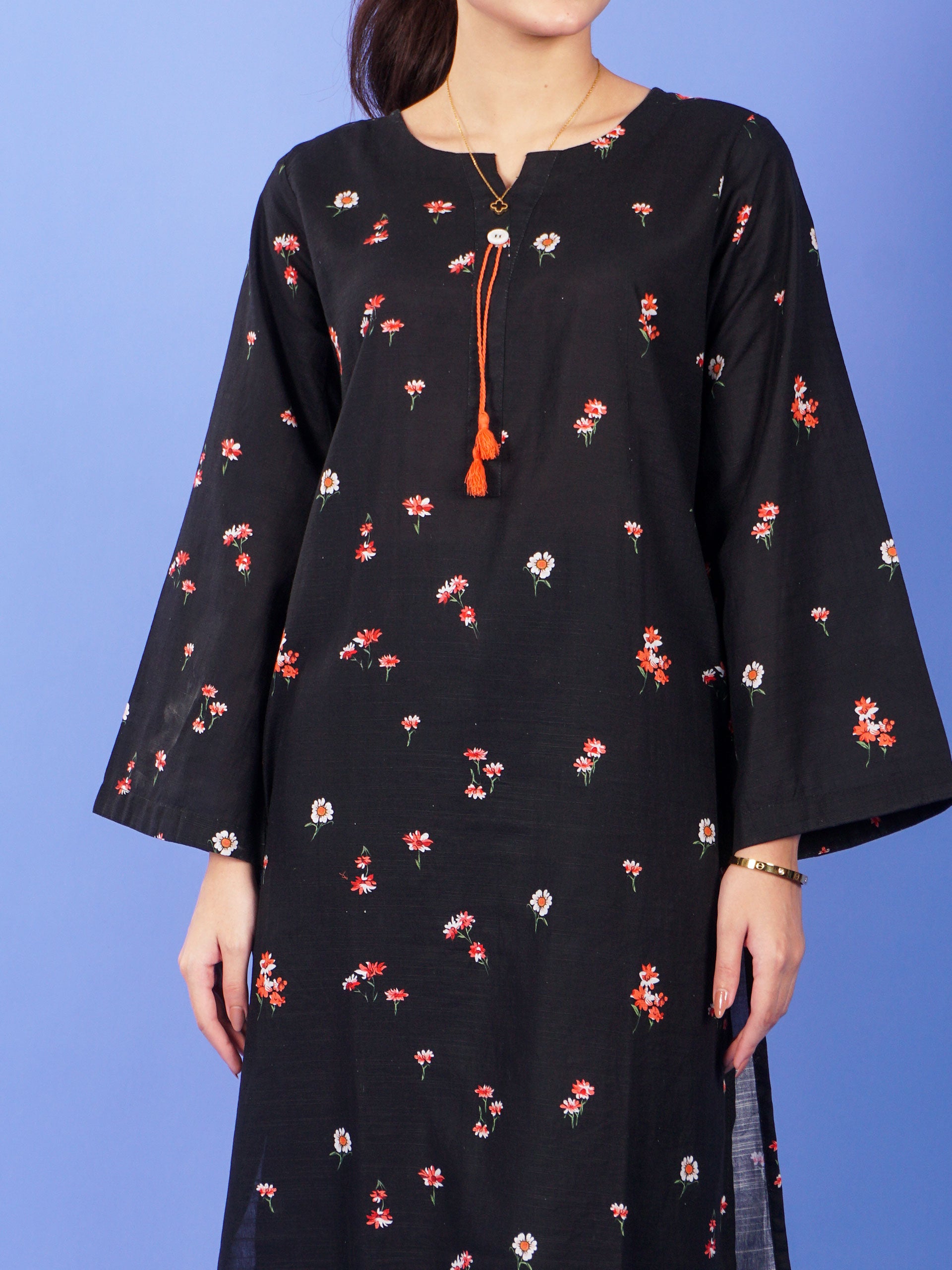 Black Digital Printed 2 pc - 55050