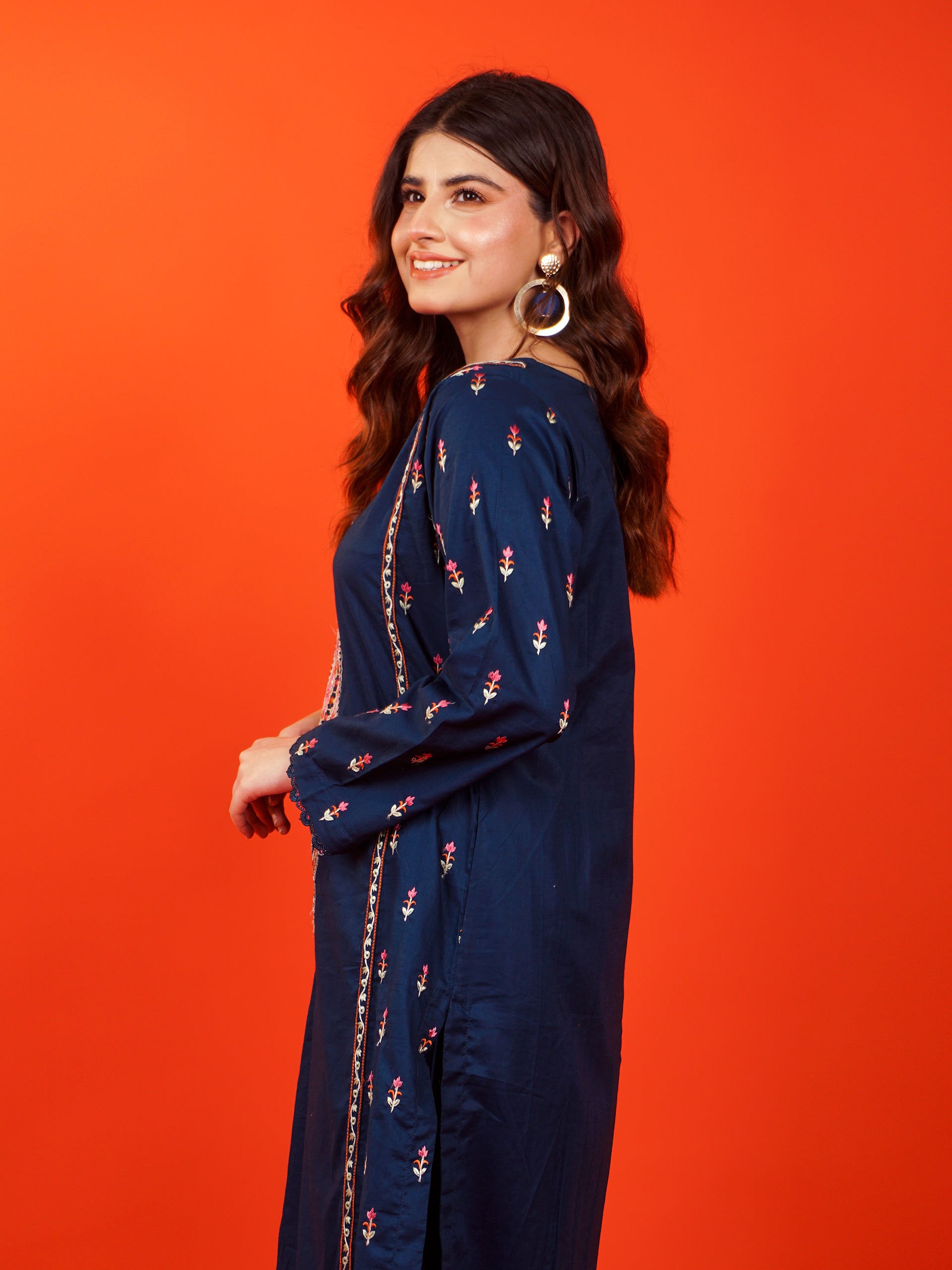 Blue Embroidered 2 pc - 54942