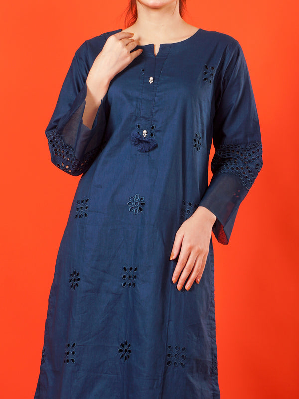 Blue Embroidered 2 pc - 54996