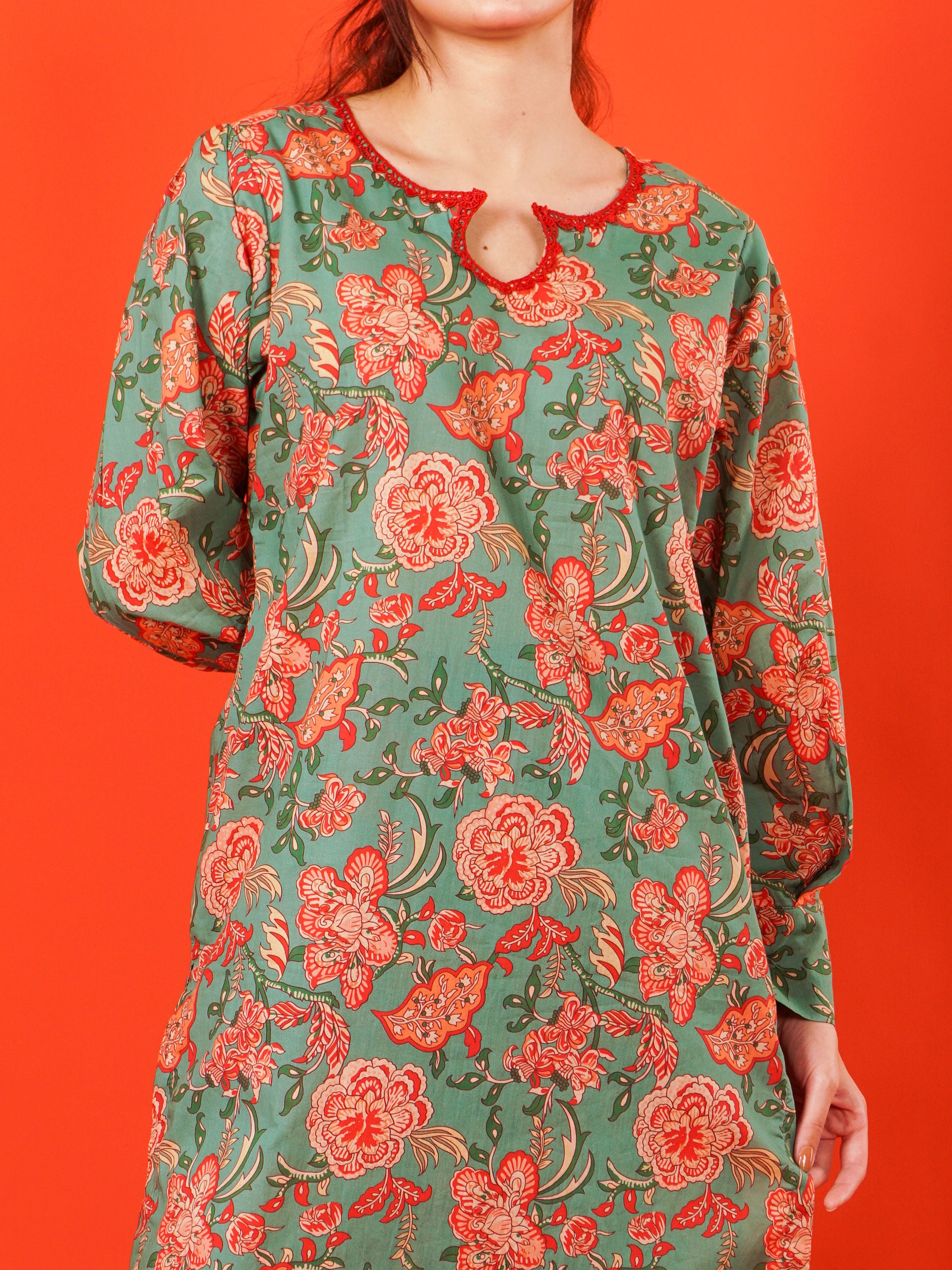 Green Digital Printed 2 pc - 54994