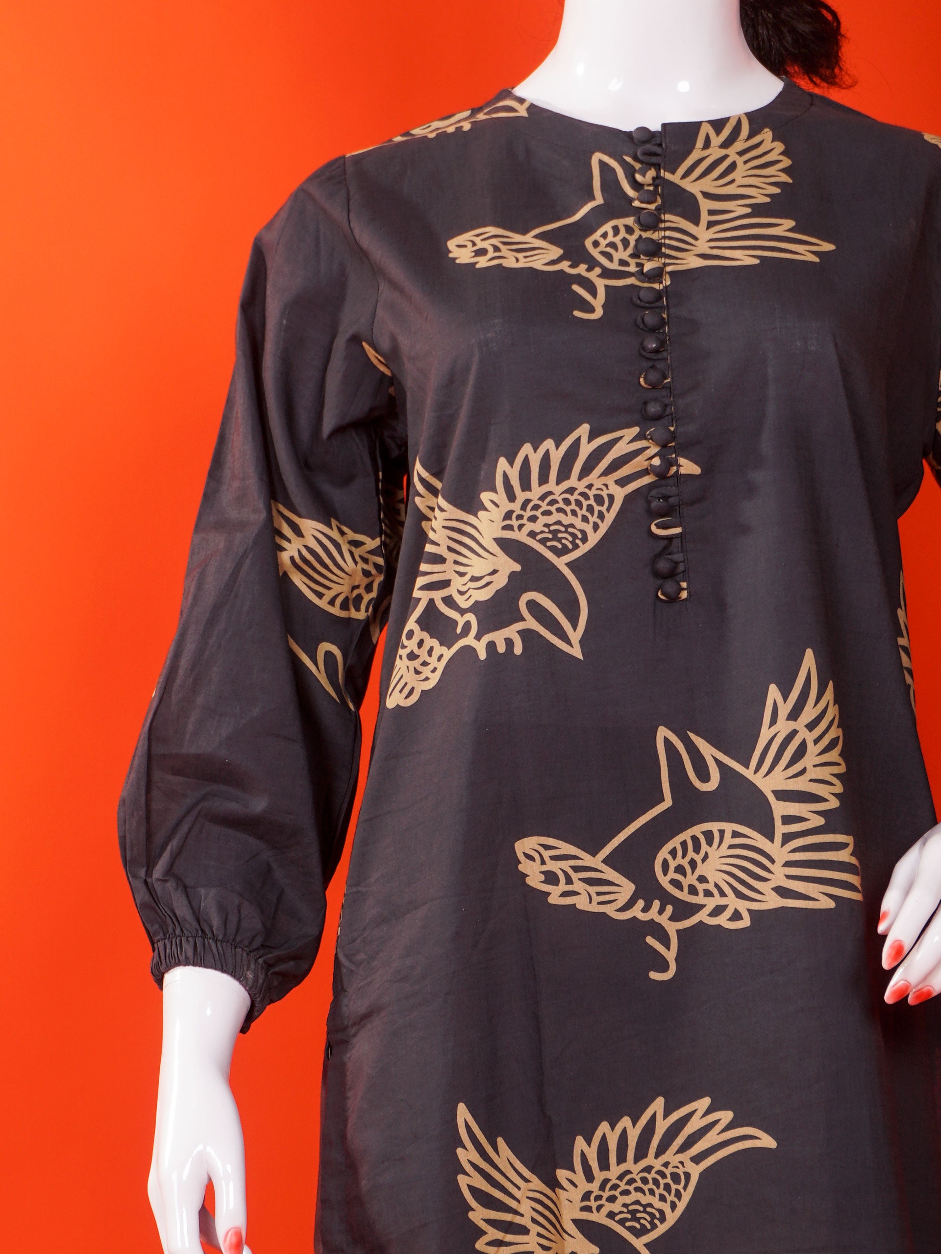 Grey Digital Printed 2 pc - 54968
