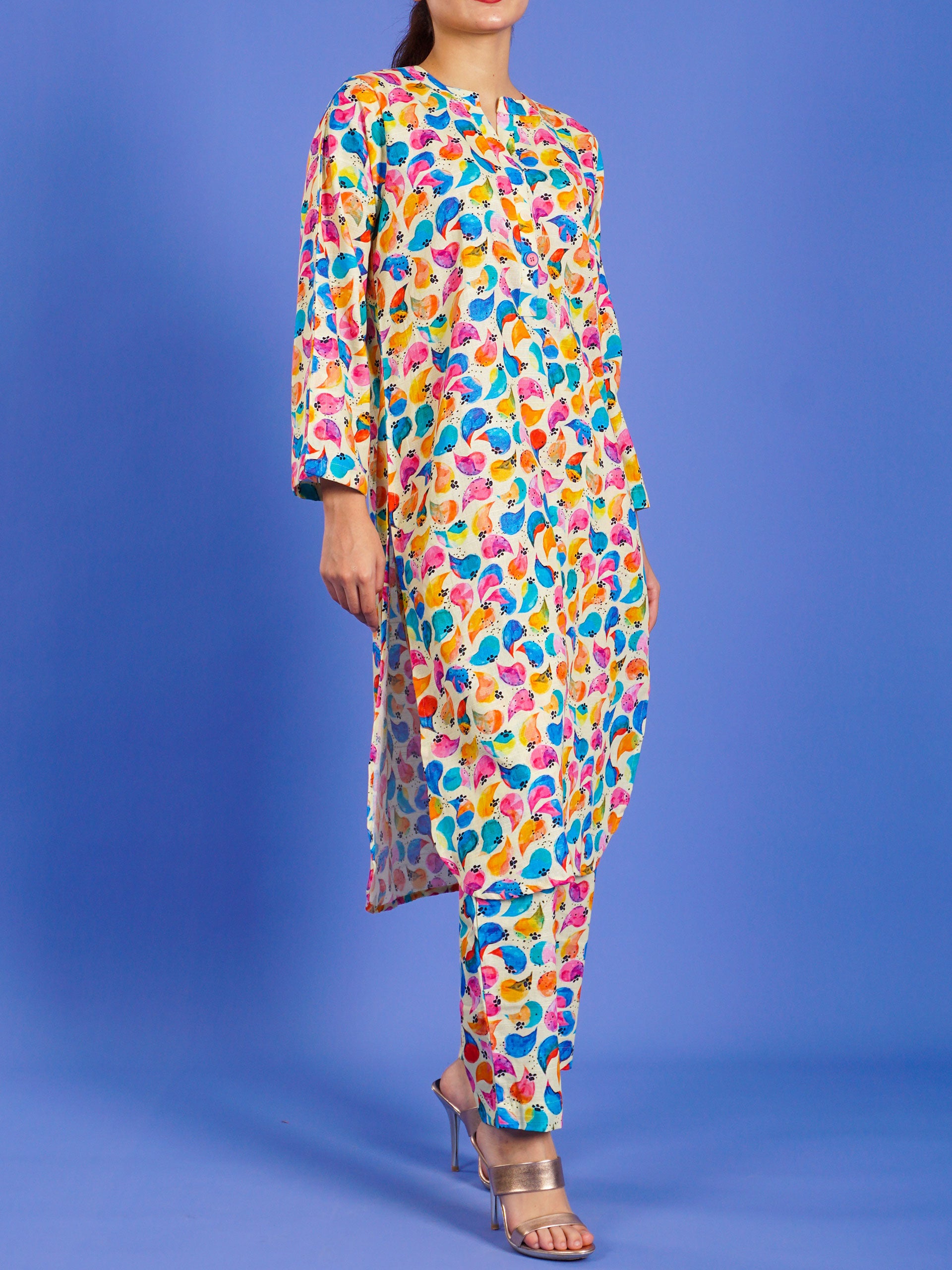 Skin Khaddar Digital Printed 2 pc - 55043