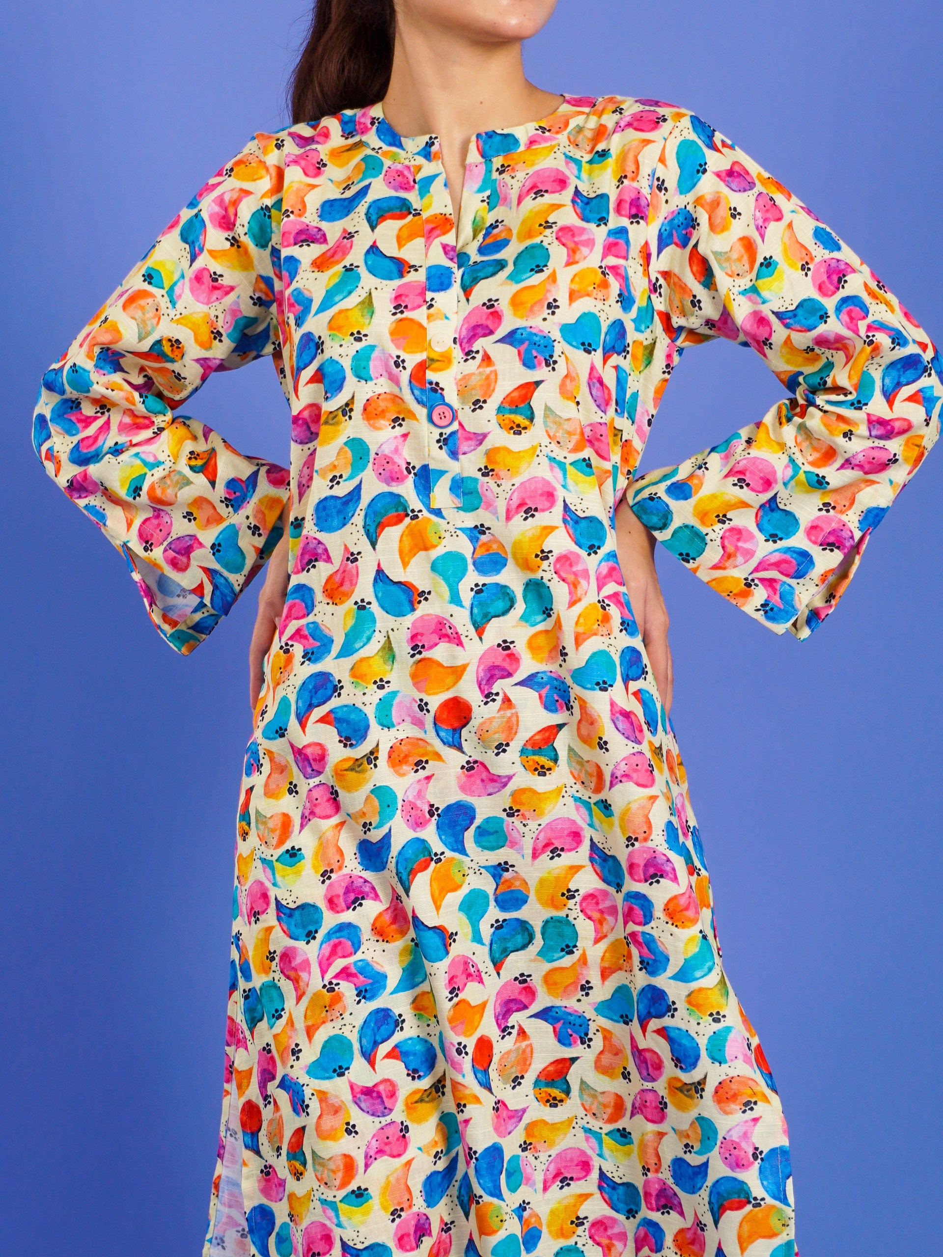 Skin Khaddar Digital Printed 2 pc - 55043