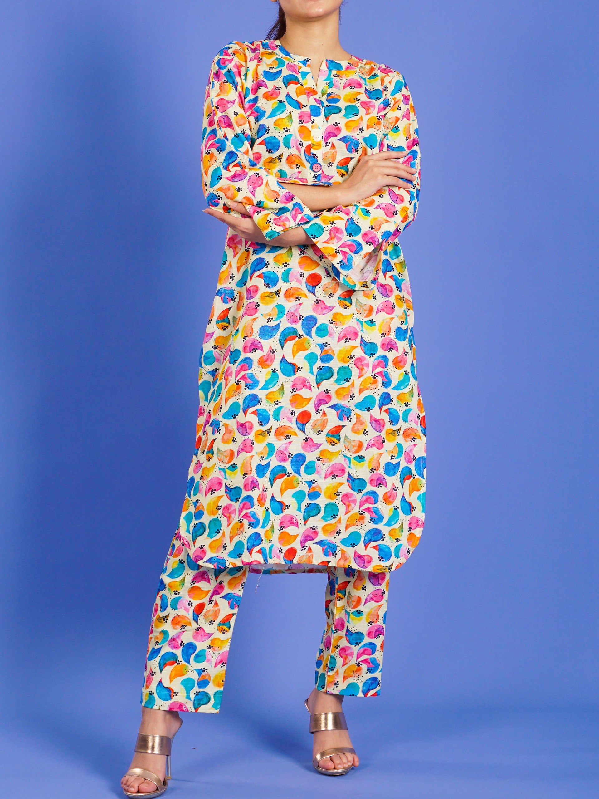 Skin Khaddar Digital Printed 2 pc - 55043