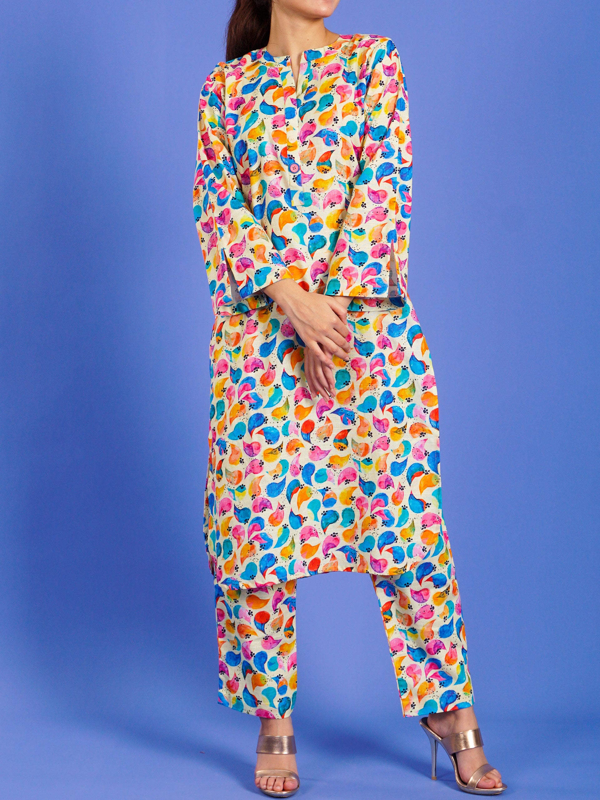 Skin Khaddar Digital Printed 2 pc - 55043