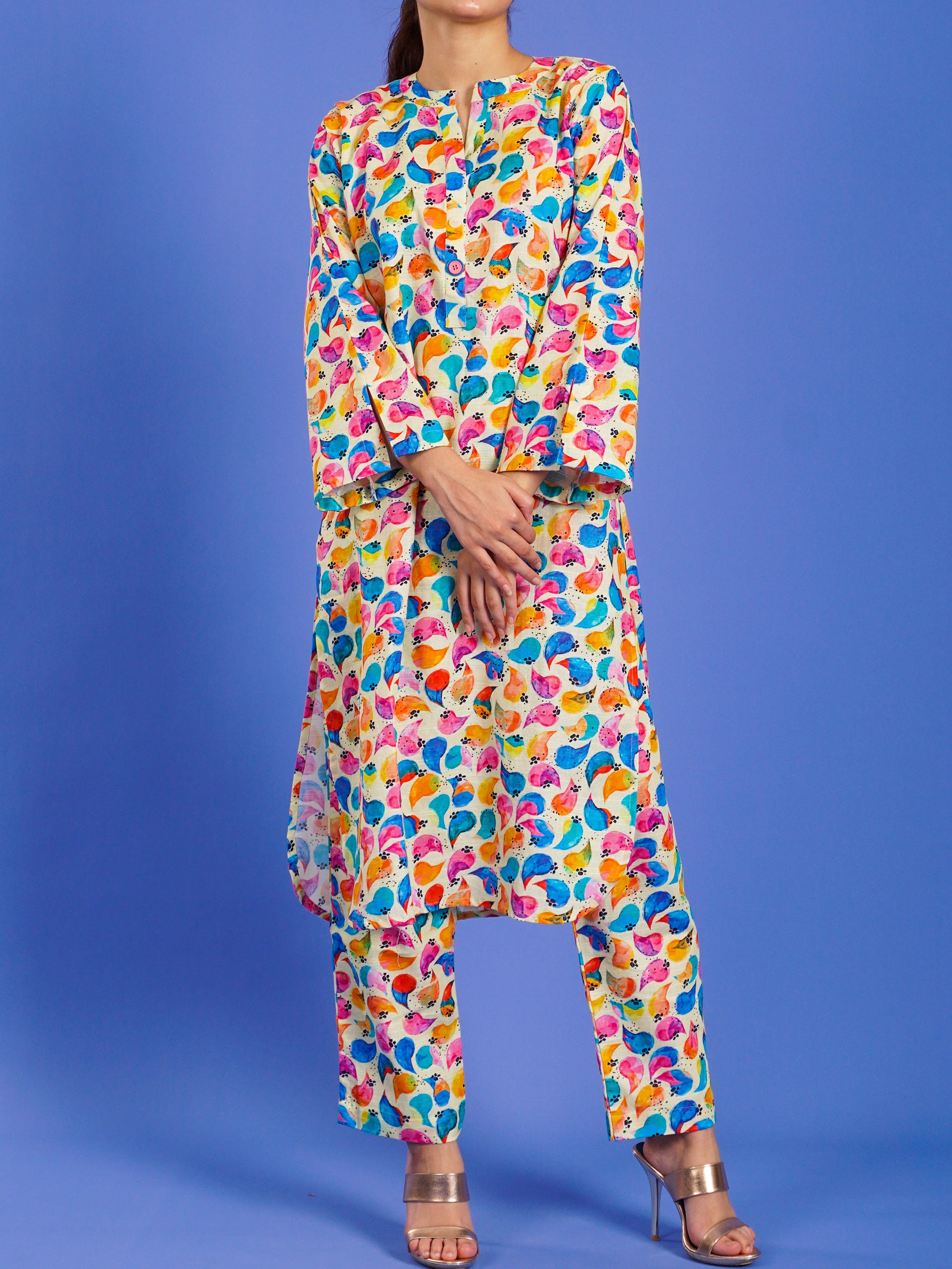 Skin Khaddar Digital Printed 2 pc - 55043