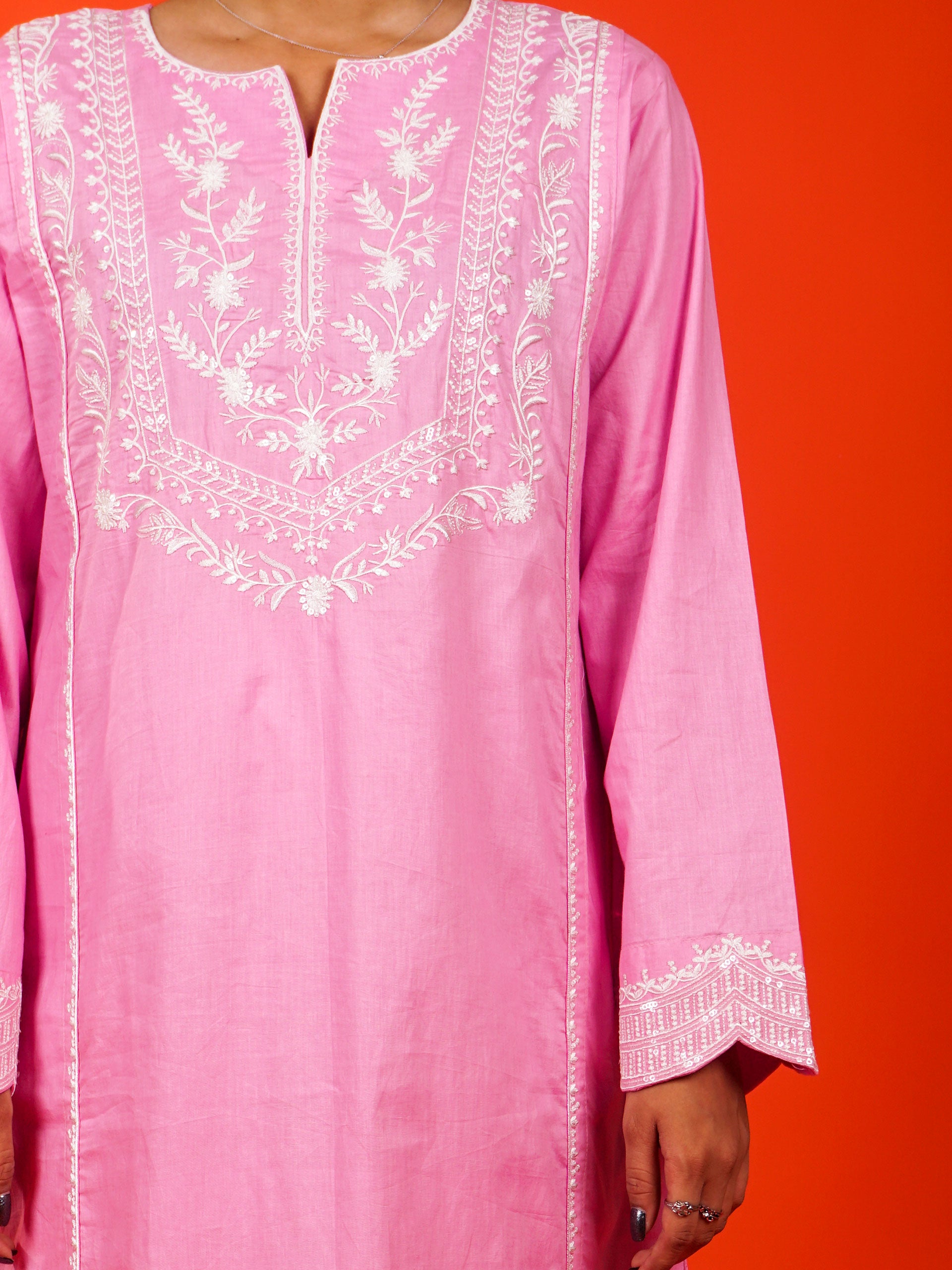 Pink Embroidered 2 pc - 54979