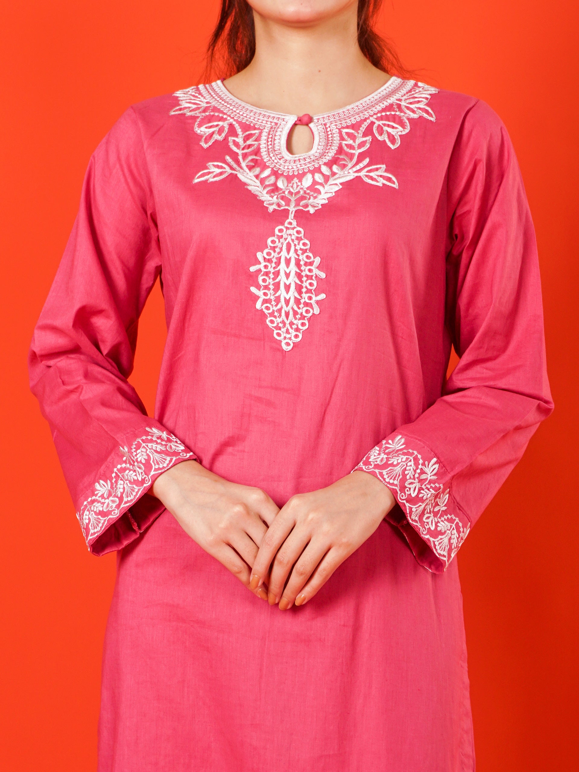 Pink Embroidered 2 pc - 54997