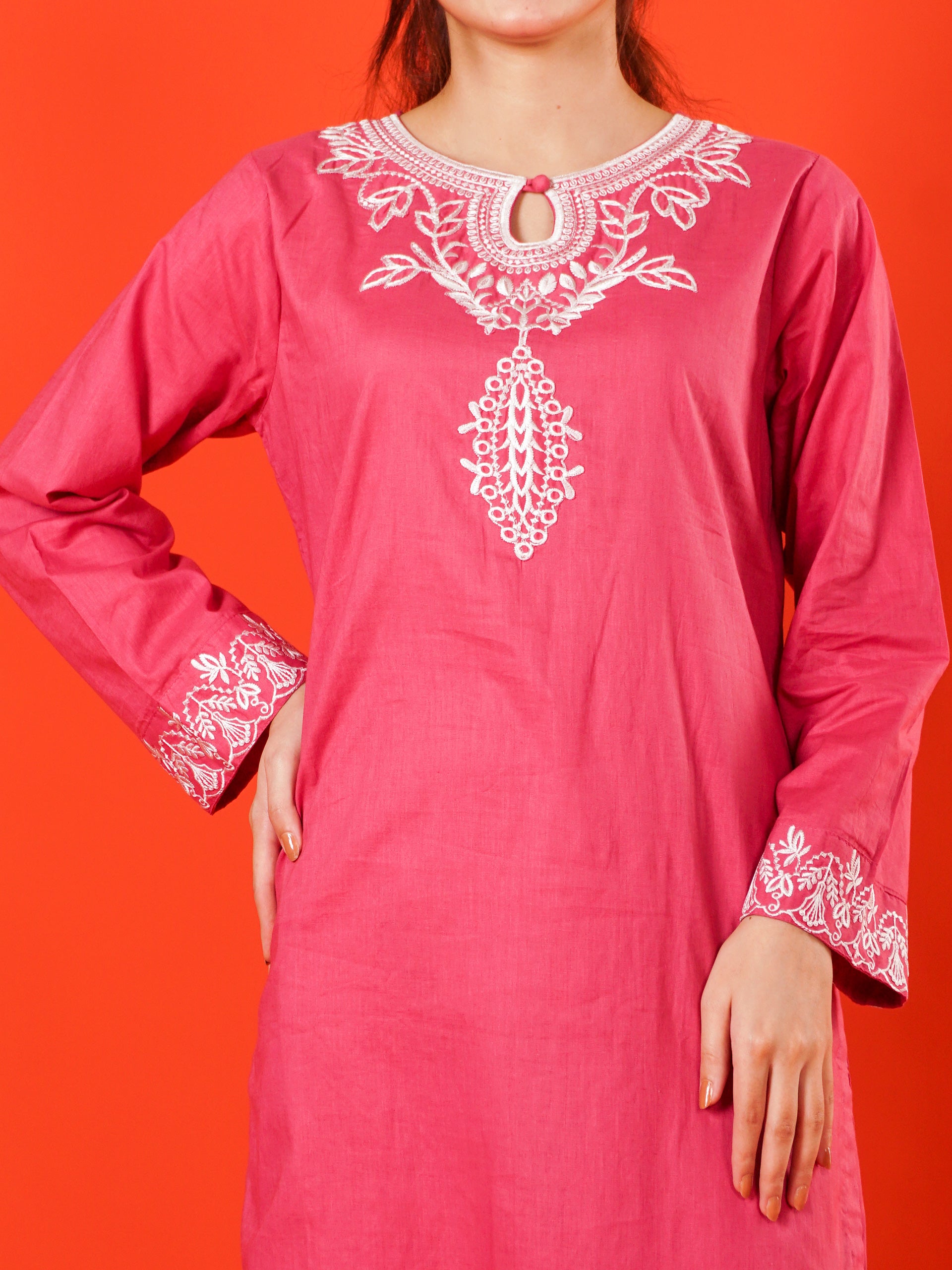 Pink Embroidered 2 pc - 54997