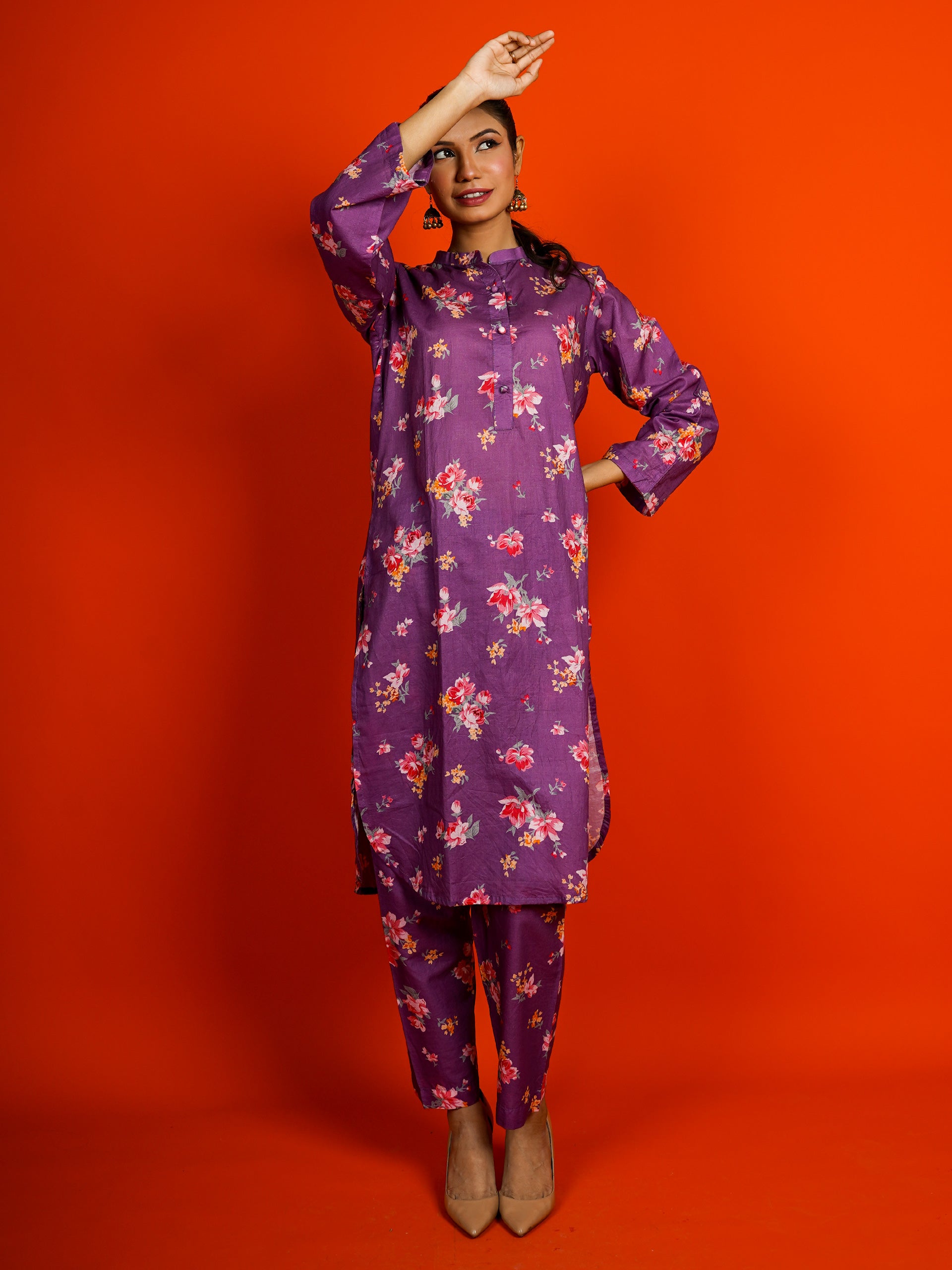 Purple Digital Printed 2 pc - 54954