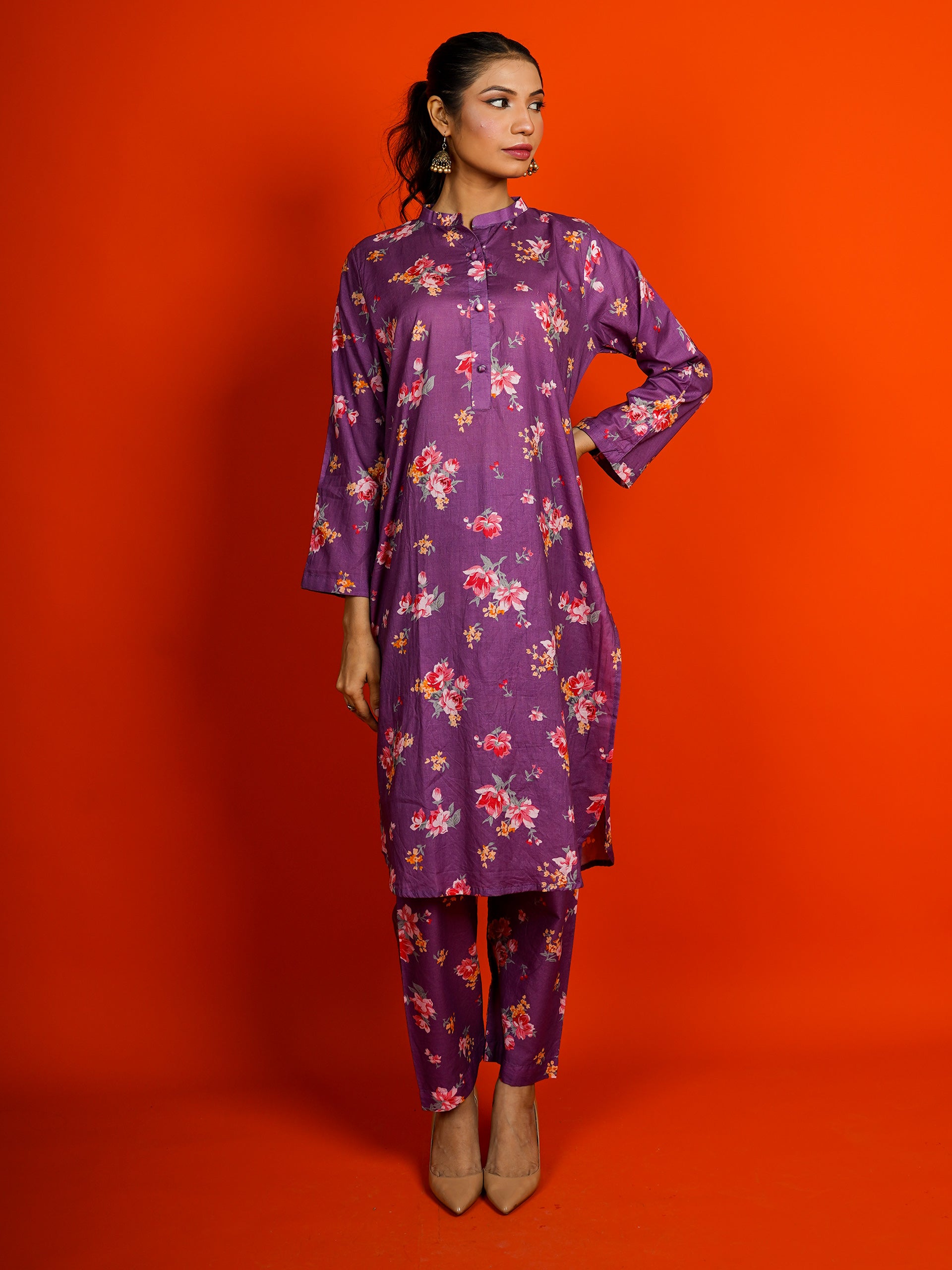 Purple Digital Printed 2 pc - 54954