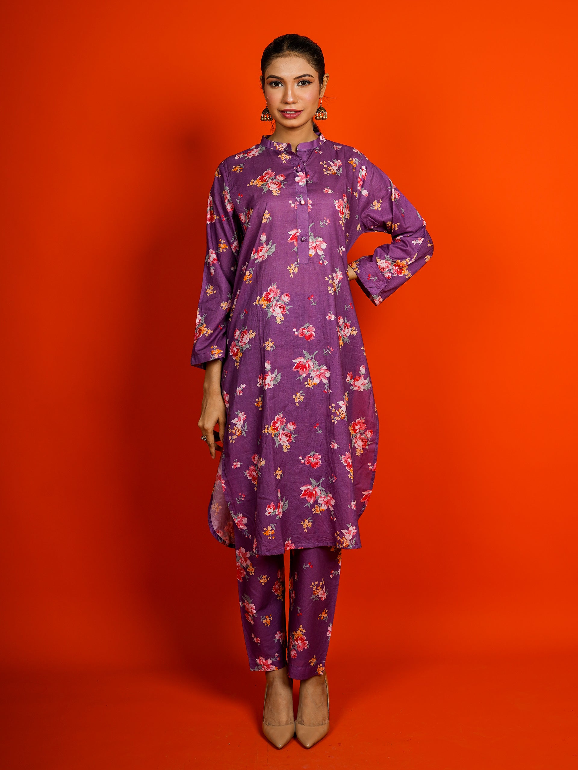 Purple Digital Printed 2 pc - 54954