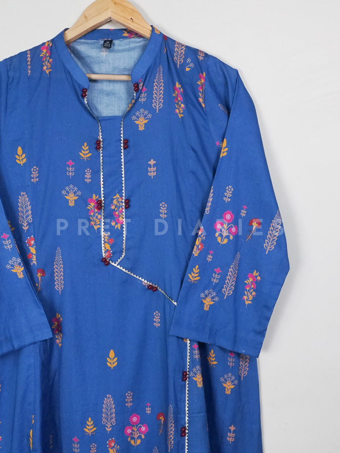 Blue Digital Printed 2 pc - 54370