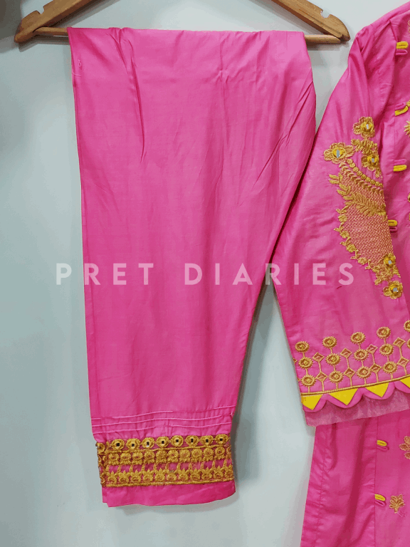 Pink Embroidered 2 pc - 54324