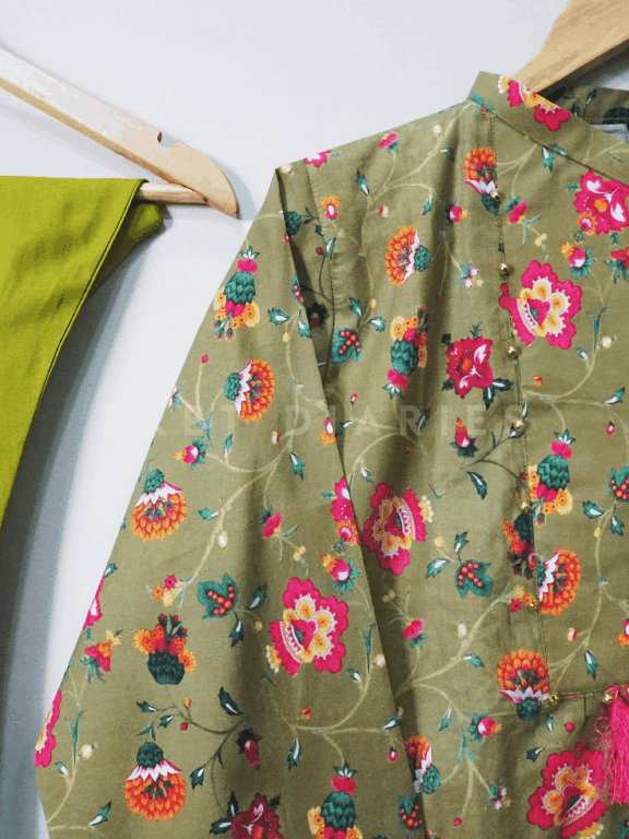Green Digital Printed 2 pc - 54331