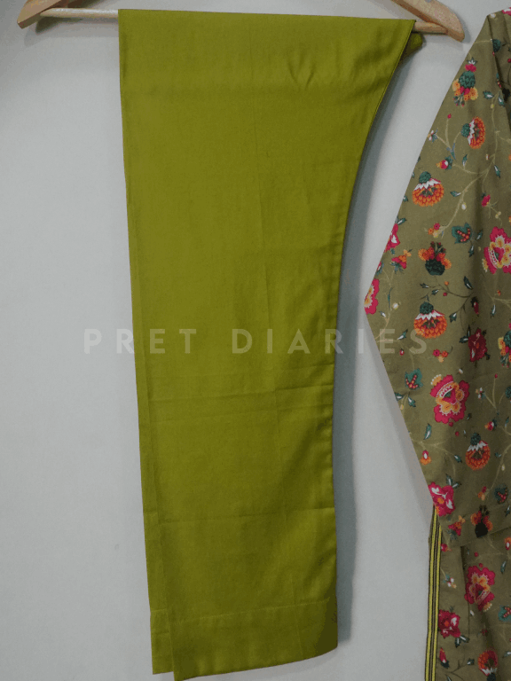 Green Digital Printed 2 pc - 54331