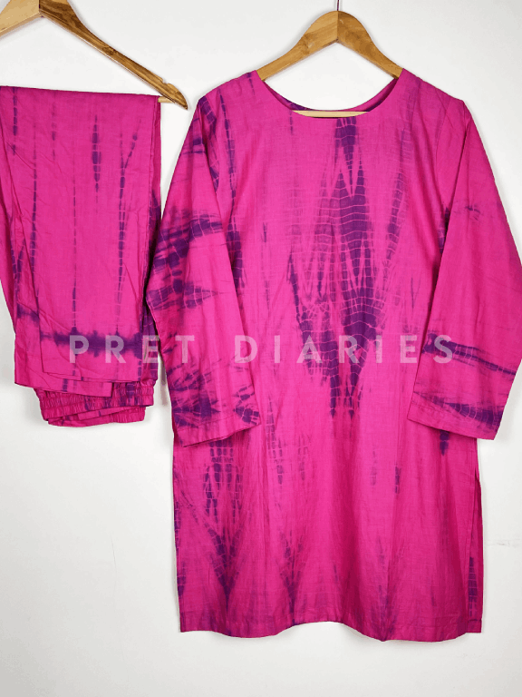 Pink Tye and Dye 2 pc  - 54194