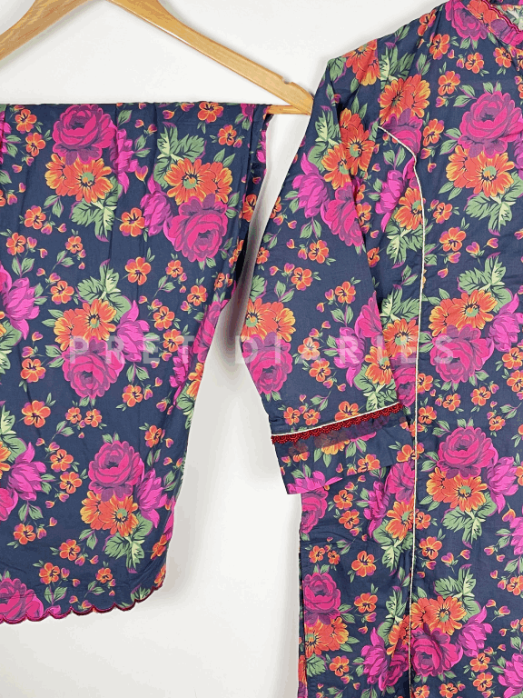 Navy Digital Prined 2 pc  - 54186