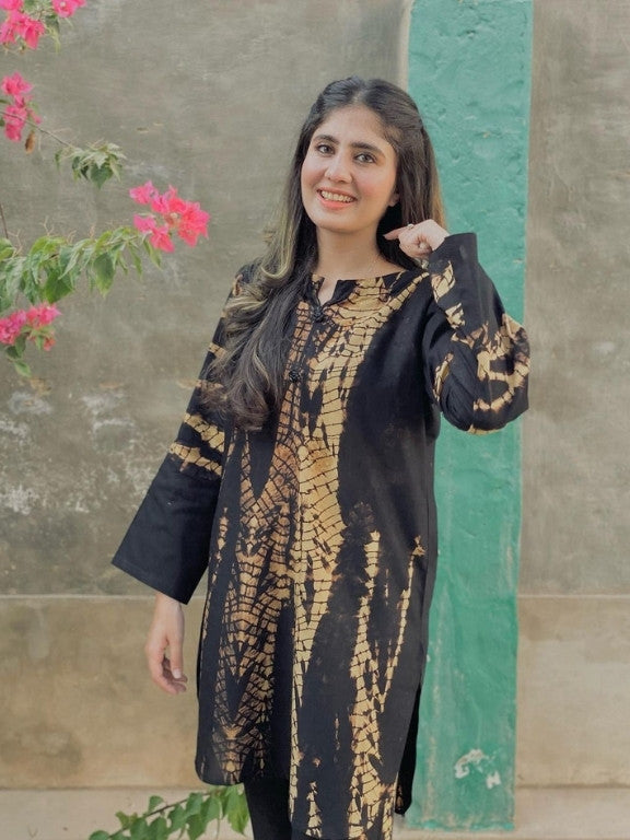 Black Tye and Dye 2 pc - 54234