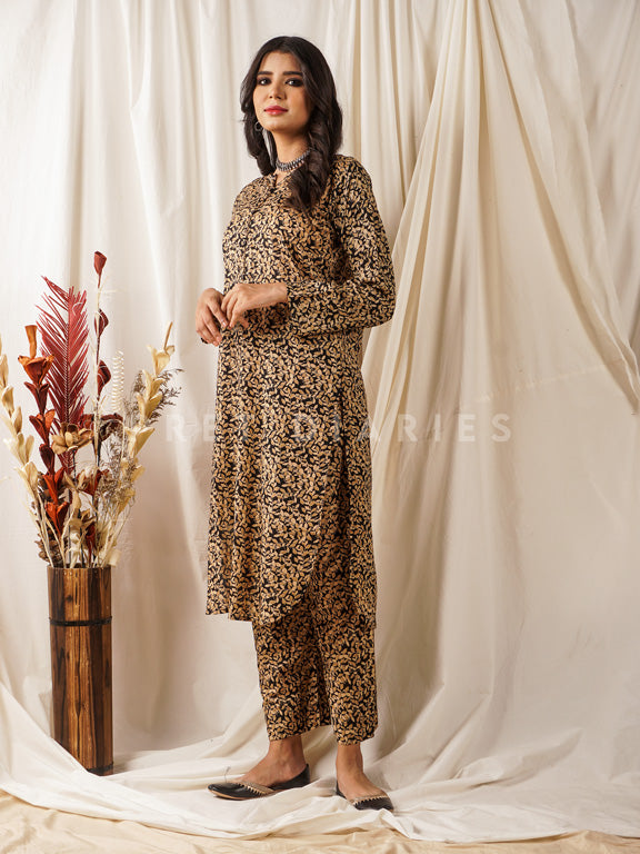 Black Printed 2 pc - 54676
