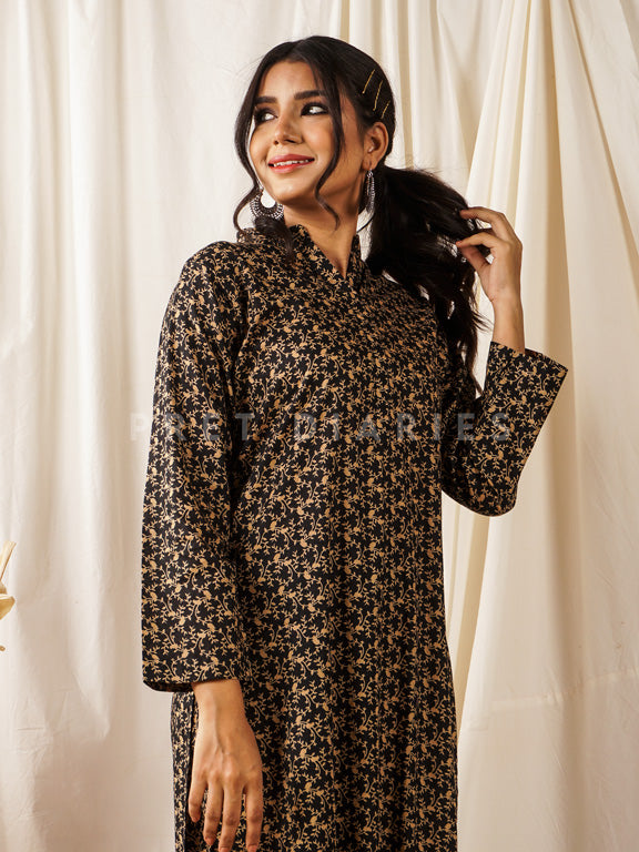 Black Printed 2 pc - 54679