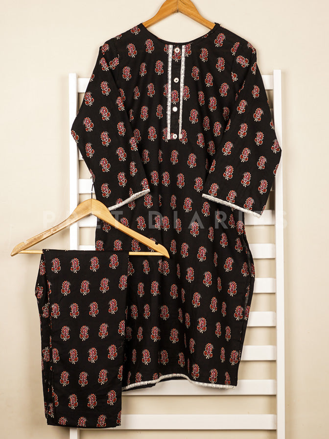 Black Khaddar 2 pc - 54840