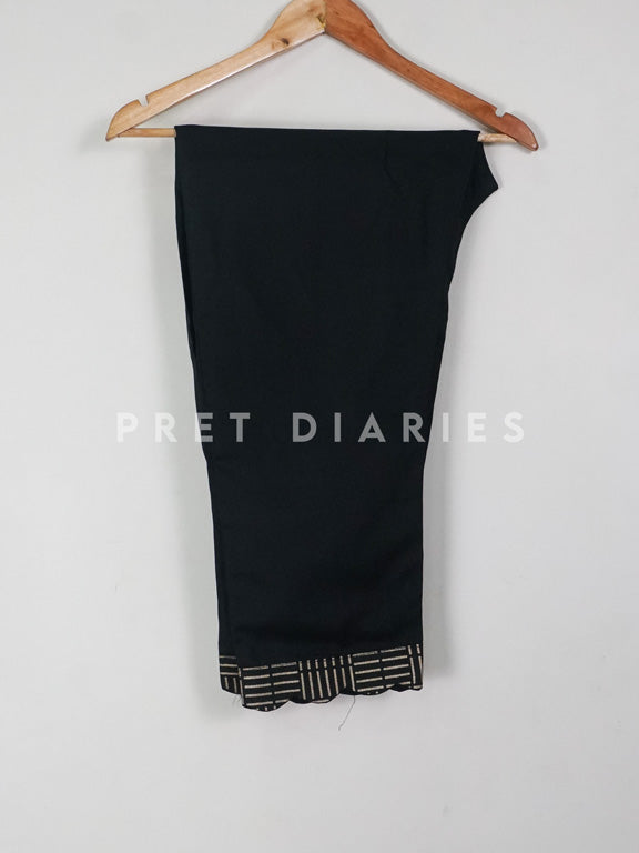 Black Khaddar 3 pc - 54360