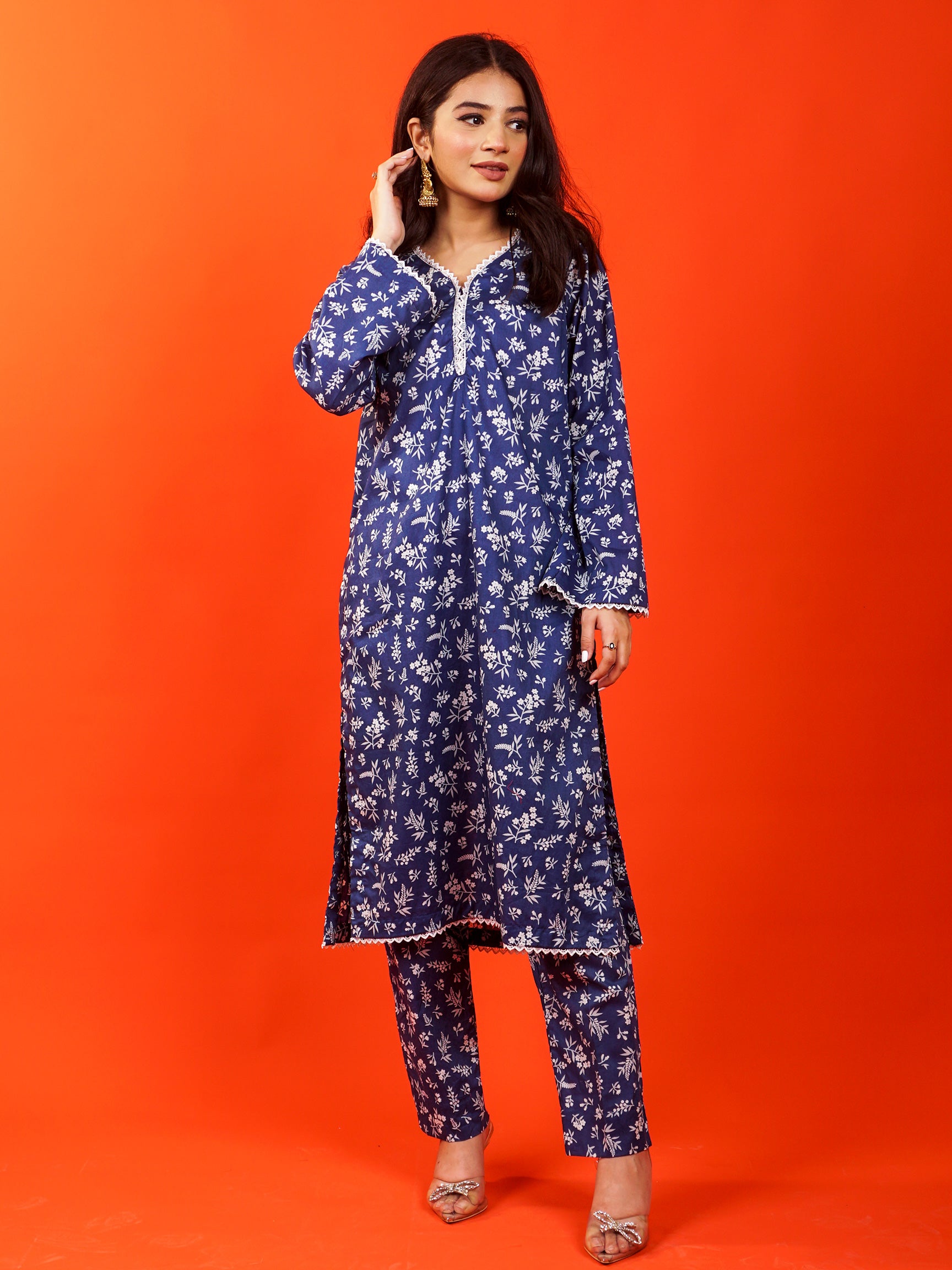 Blue Printed 2 pc - 54901