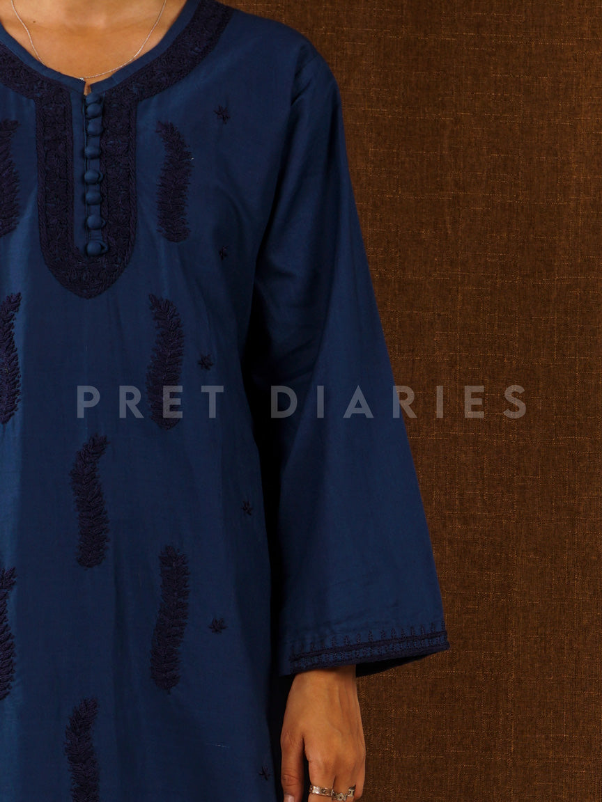 Blue Hand Embroidered 2 pc - 54790