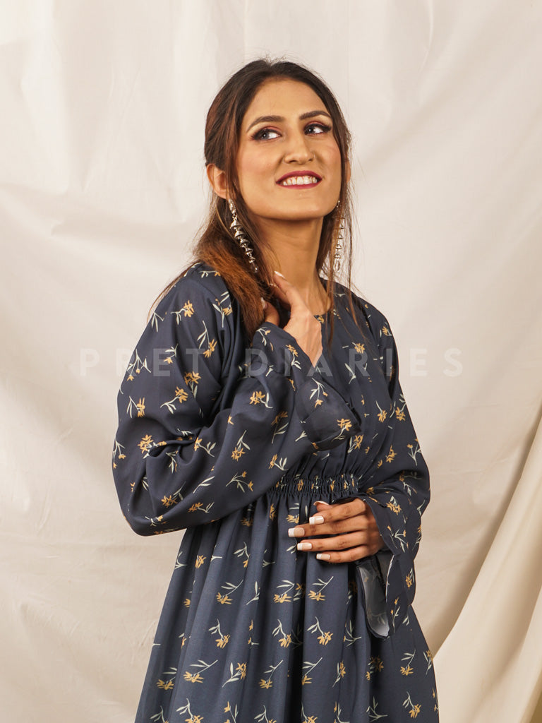 Blue Printed Maxi - 54604