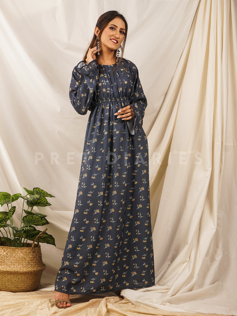 Blue Printed Maxi - 54604