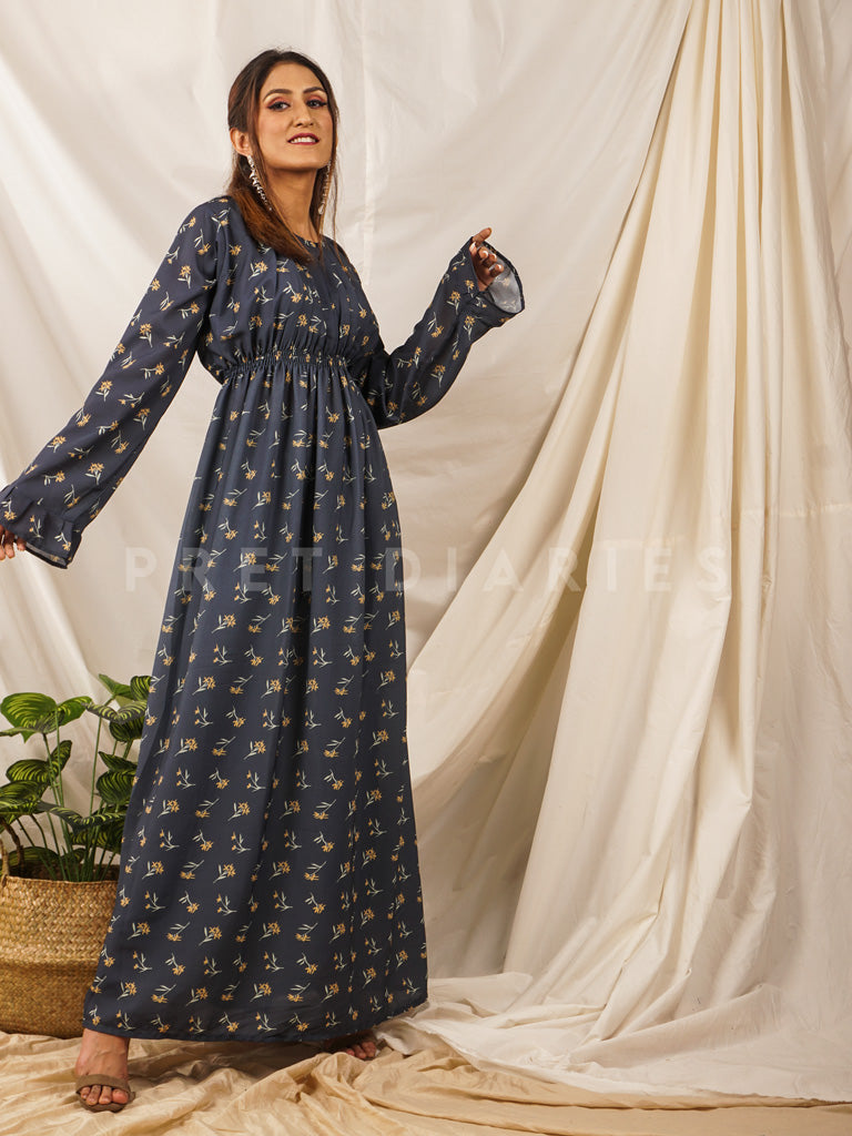 Blue Printed Maxi - 54604