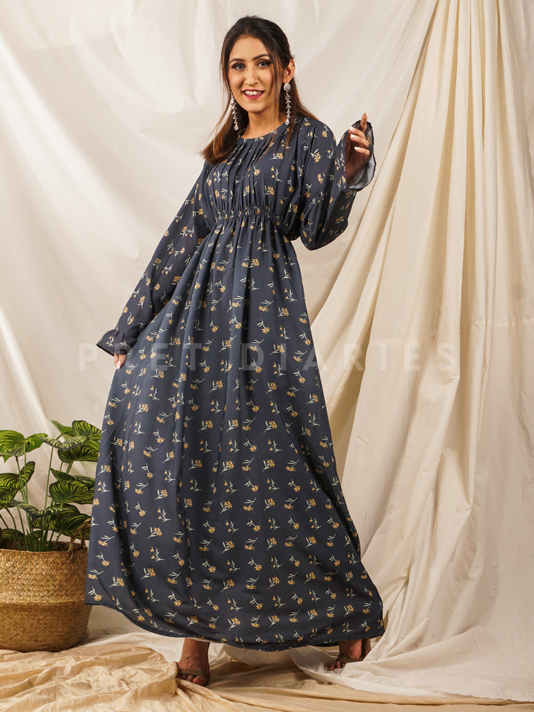 Blue Printed Maxi - 54604