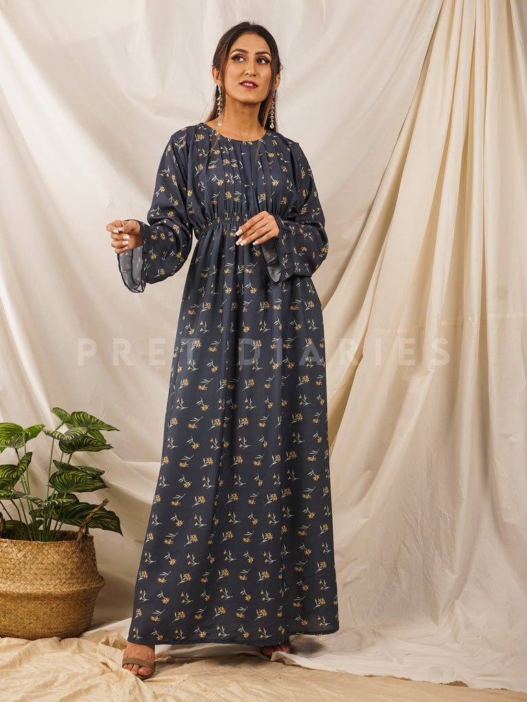 Blue Printed Maxi - 54604