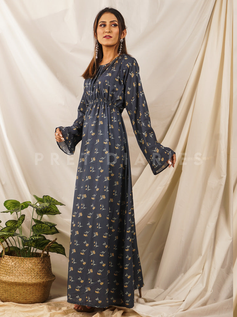 Blue Printed Maxi - 54604