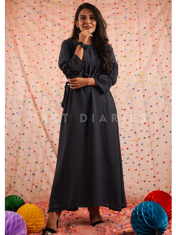 Blue Printed Maxi - 54499