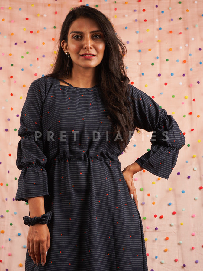 Blue Printed Maxi - 54499