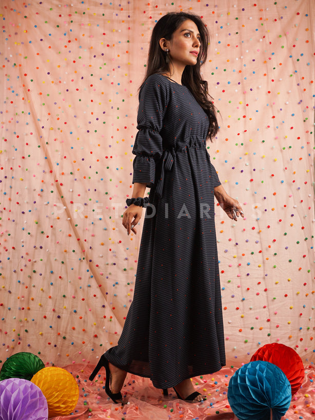 Blue Printed Maxi - 54499