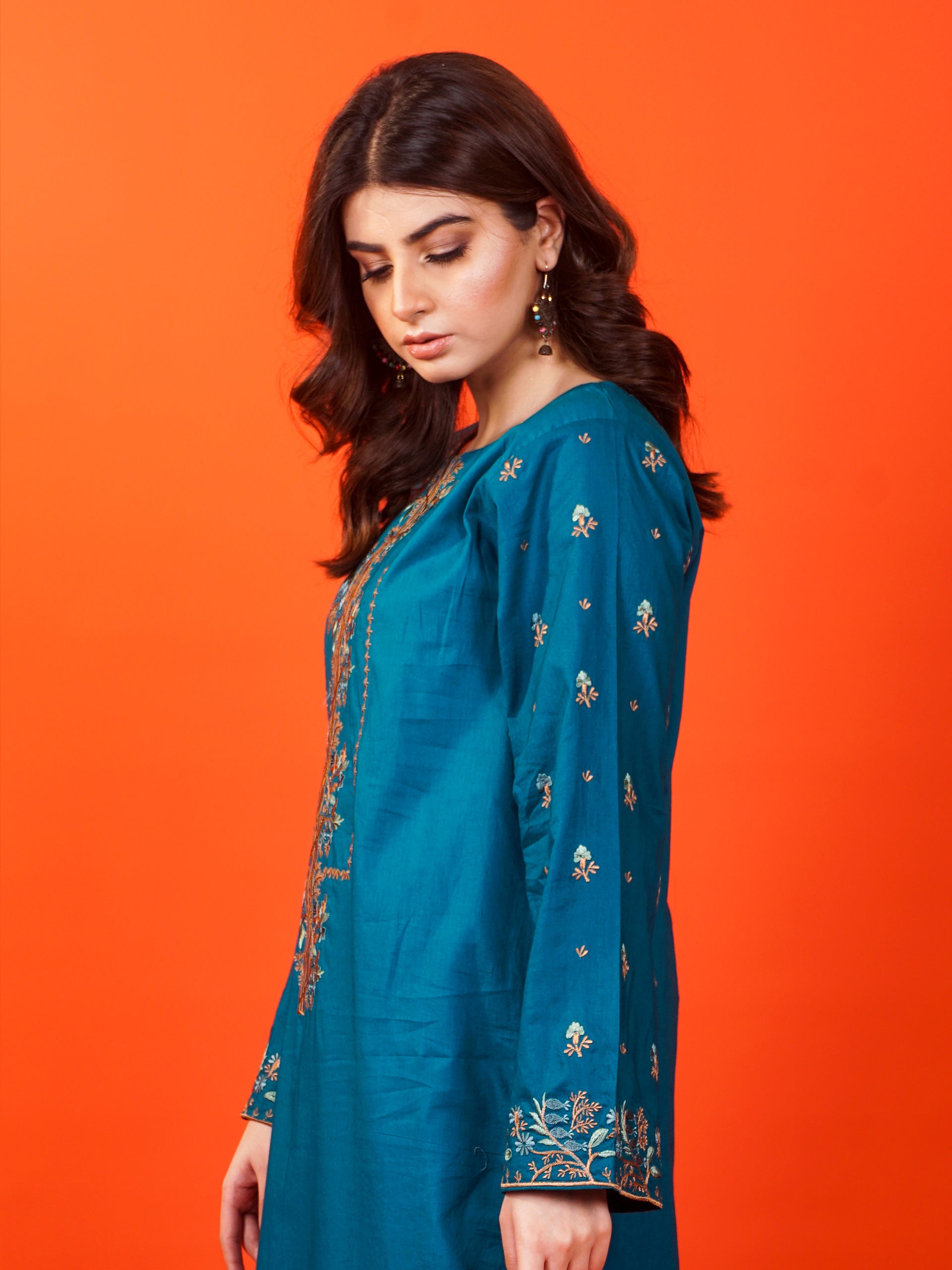 Green Embroidered 2 pc - 54783