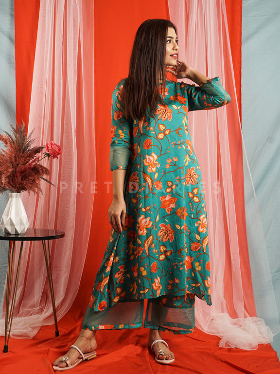 Green Digital Printed 2 pc - 54520