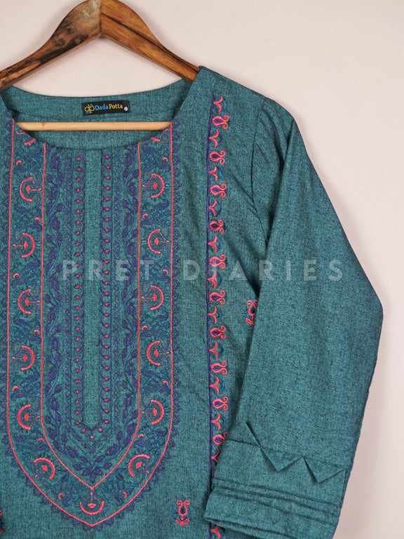 Green Embroidered 2 pc - 54454