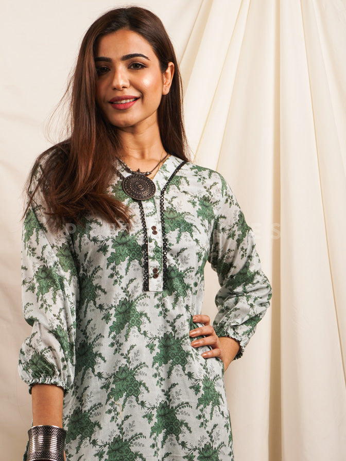 Green Lawn Printed 2 pc - 54529