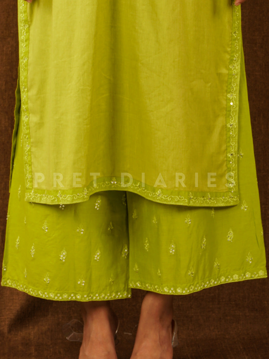Green Embroidered 2 pc - 54766