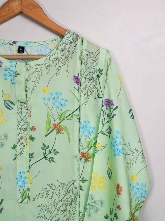 Green Digital Printed Kurta - 54388