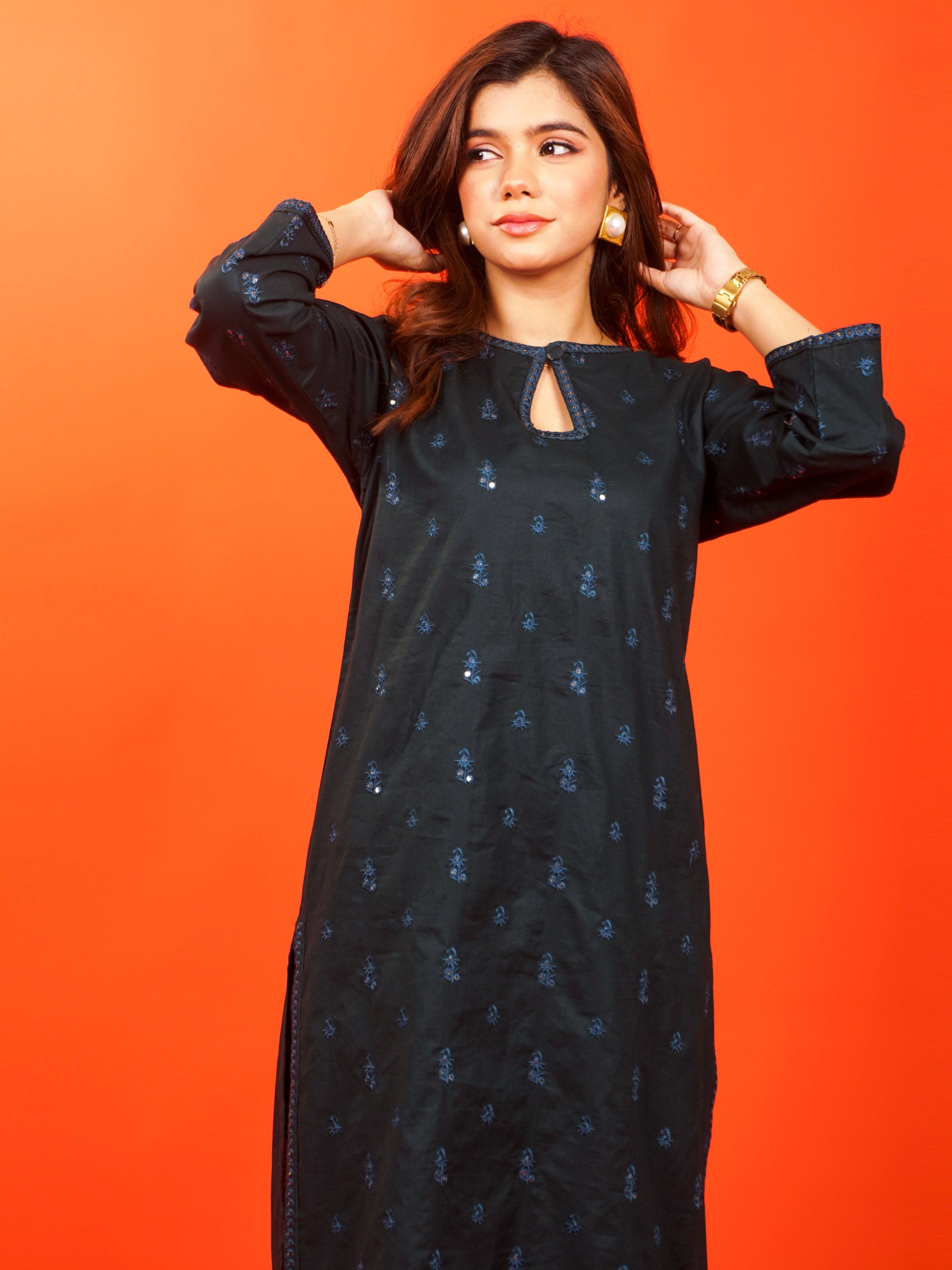 Green Embroidered 2 pc - 54909