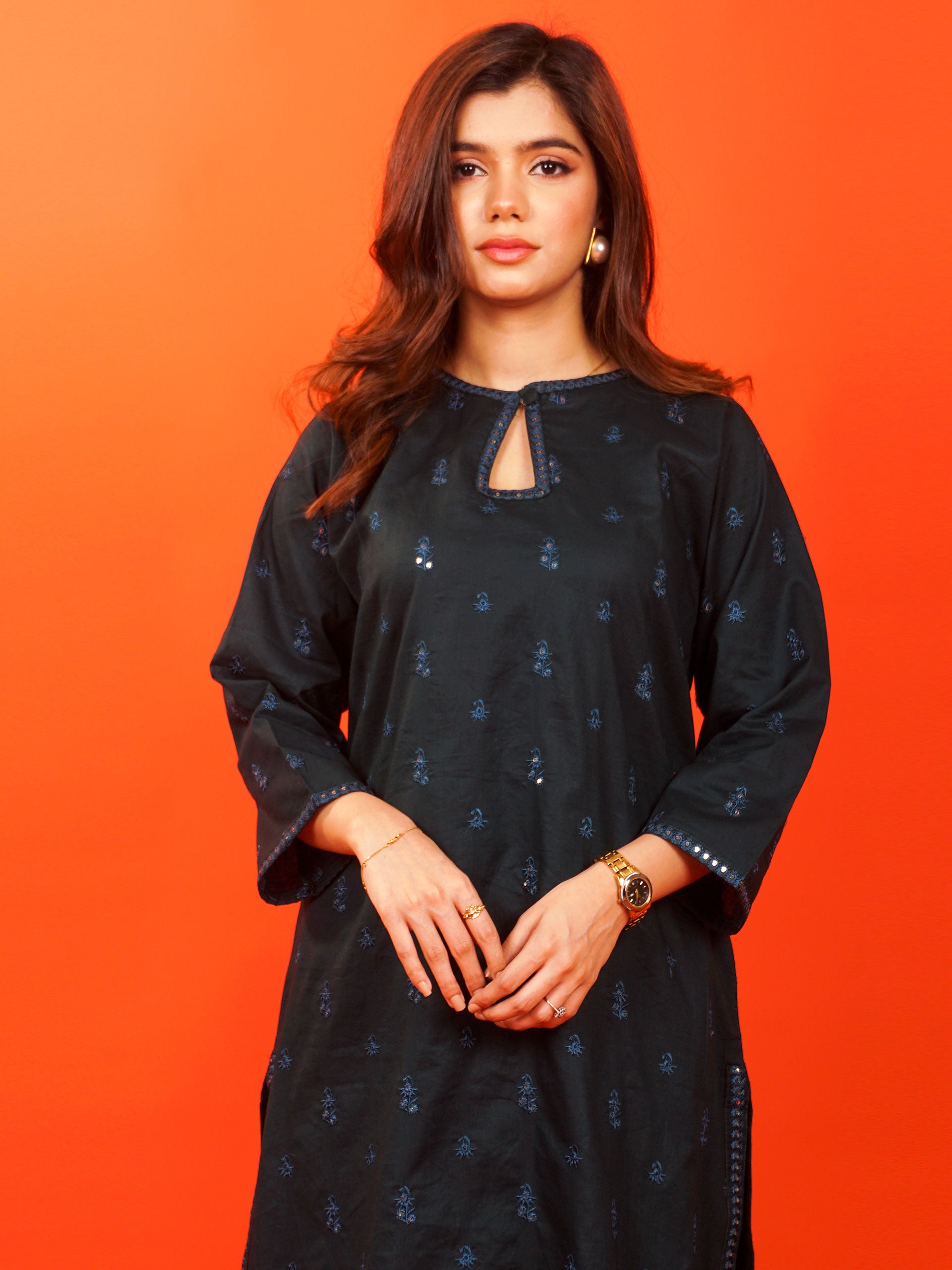 Green Embroidered 2 pc - 54909