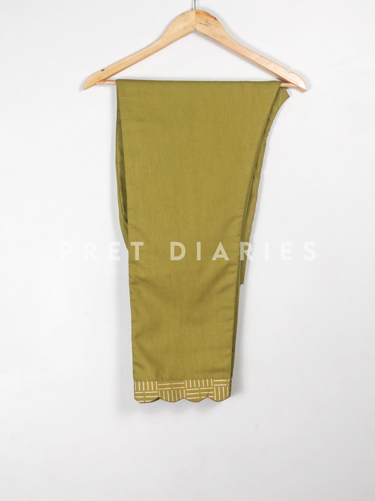 Green Khaddar 3 pc - 54360