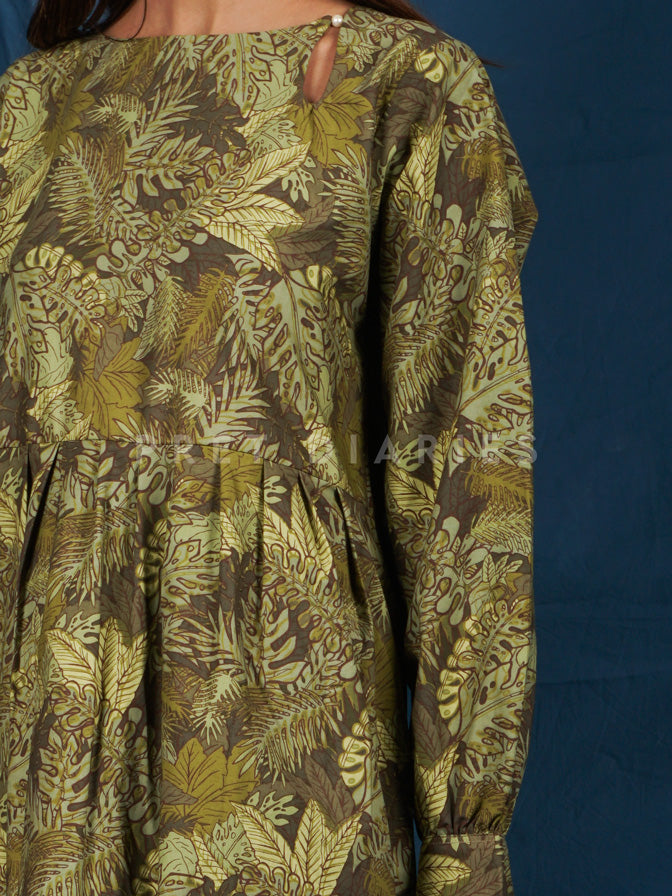 Green Printed 2 pc - 54733