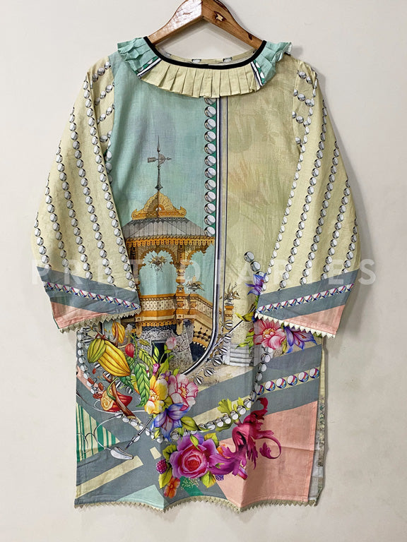 Lawn Printed Kurta - 54044